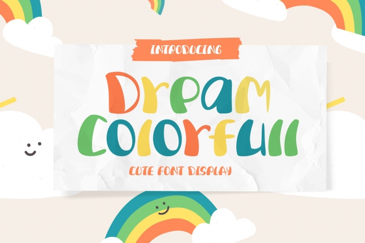 Dream Colorfull Font Download