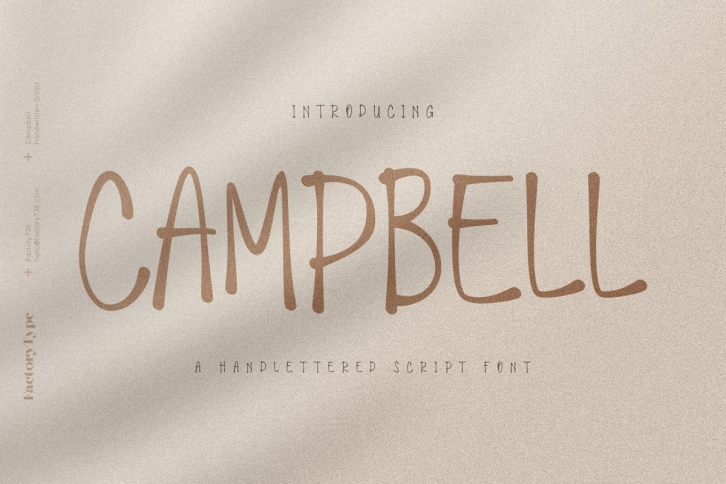 Campbell Script Font Download