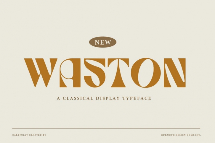 Waston - Retro Display Font Font Download