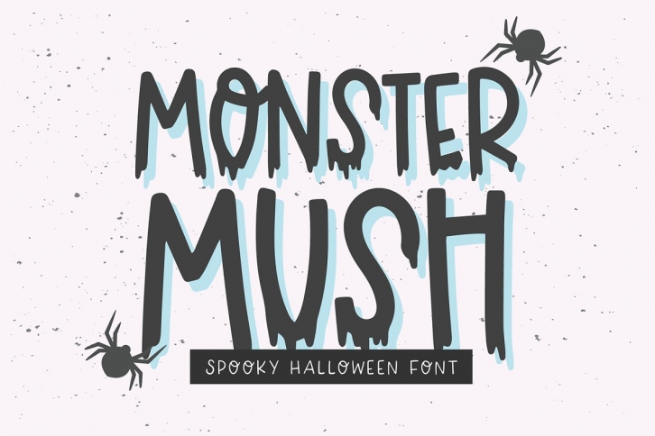 MONSTER MUSH Halloween Font Download