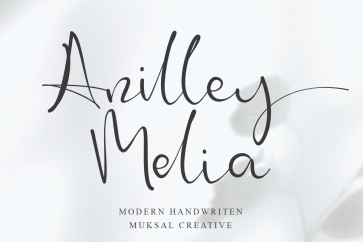 Anilley Melia Font Download