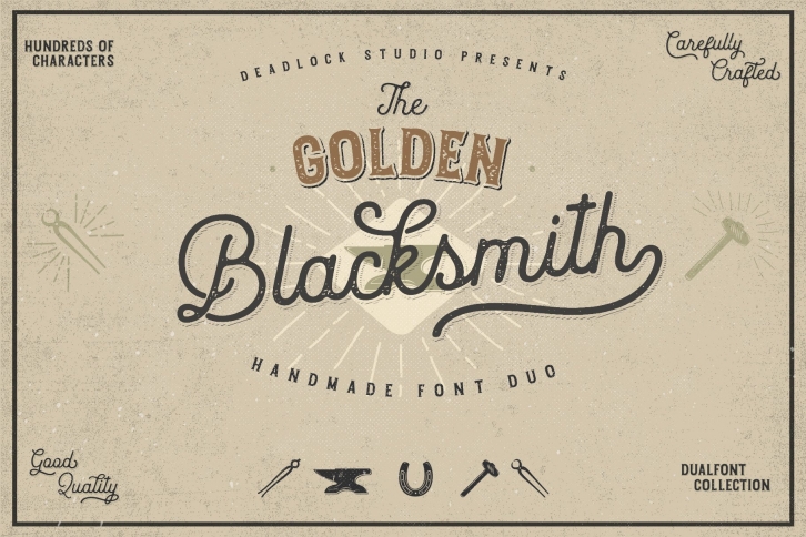 The Golden Blacksmith Font Download