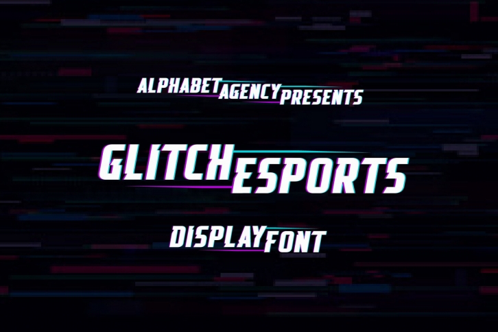 Glitch Esports Font Download