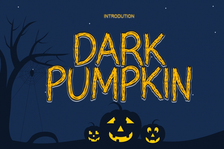 Dark Pumpkin Font Download