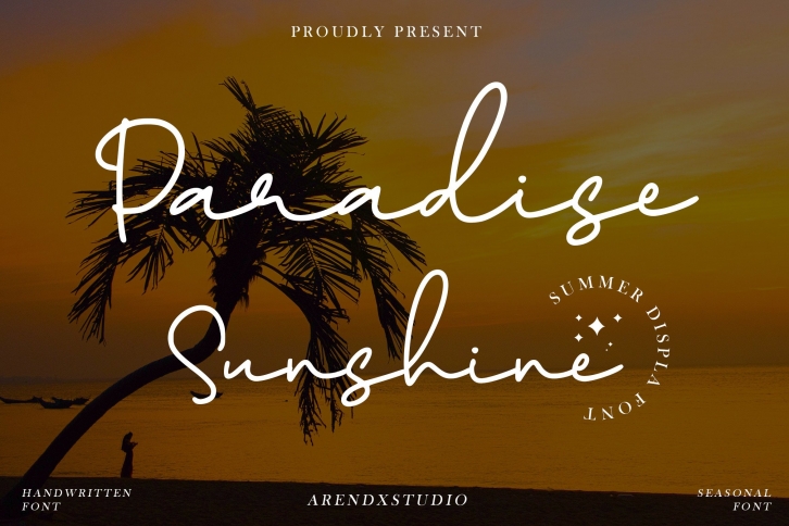 Paradise Sunshine Font Download