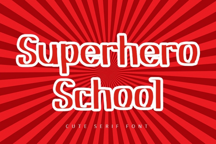 Superhero School Font Download