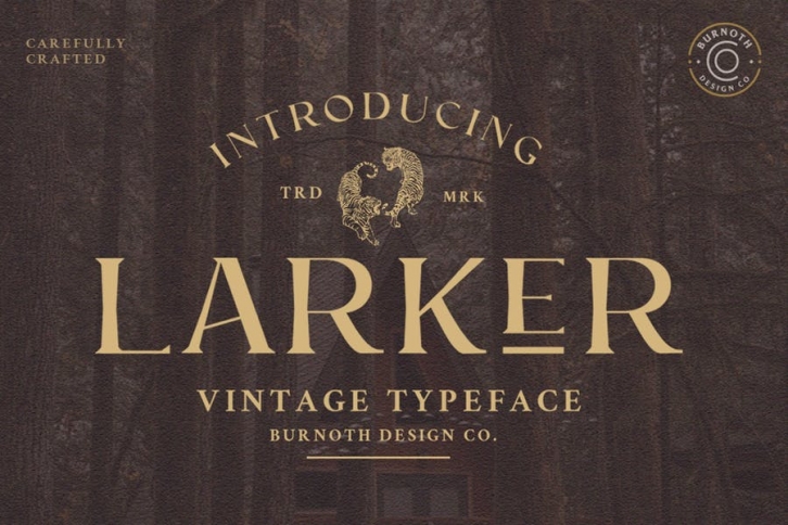 Larker - Vintage Font Font Download