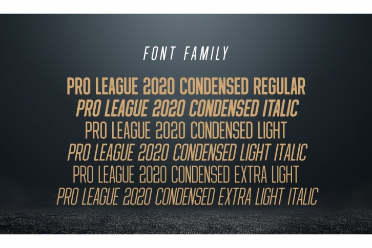 Pro League 2020 Font Download