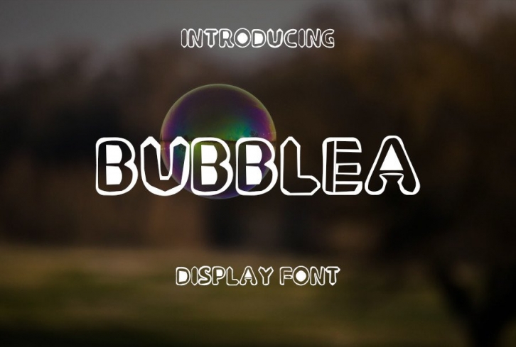 Bubblea Font Download