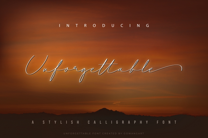 Unforgettable Font Download