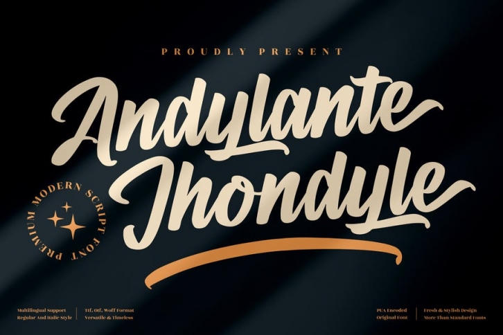 Andylante Jhondyle Modern Script LS Font Download