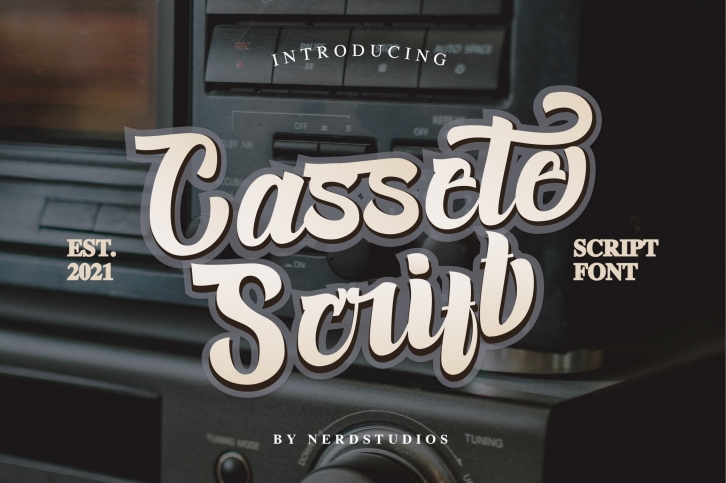 Cassete Script Font Download