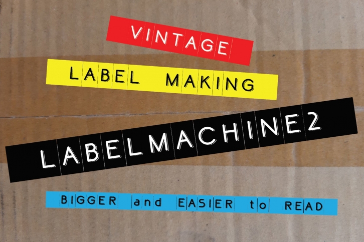 Labelmachine2 Font Download