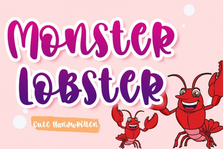 Monster Lobster Font Download