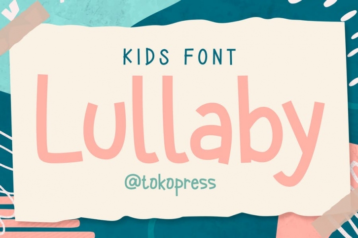Lullaby - Kids font Font Download
