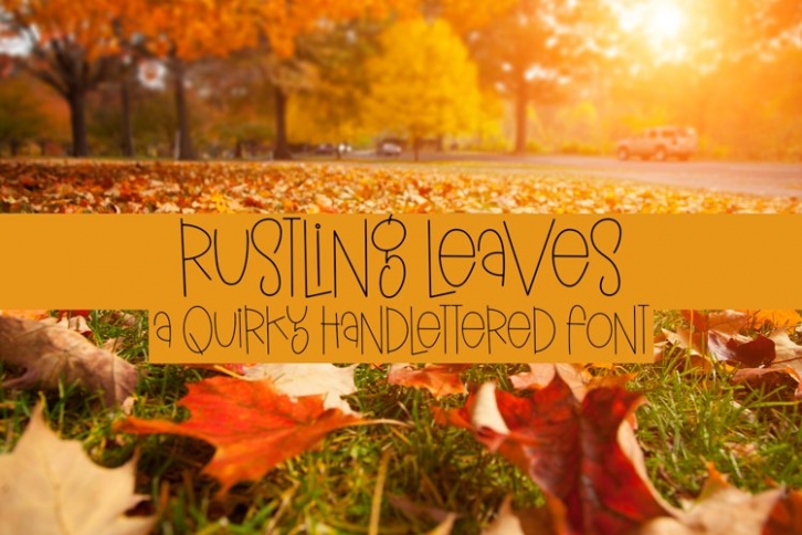 Rustling Leaves Font Download