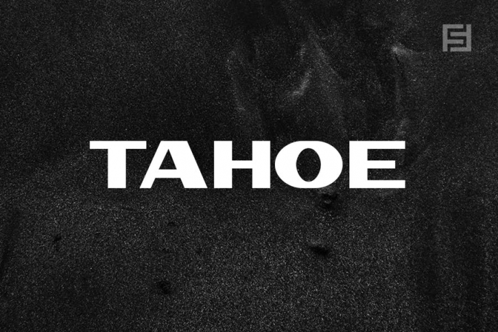 TAHOE - Unique Display Typeface Font Download