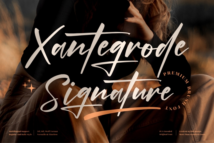 Xantegrode Signature Font Download