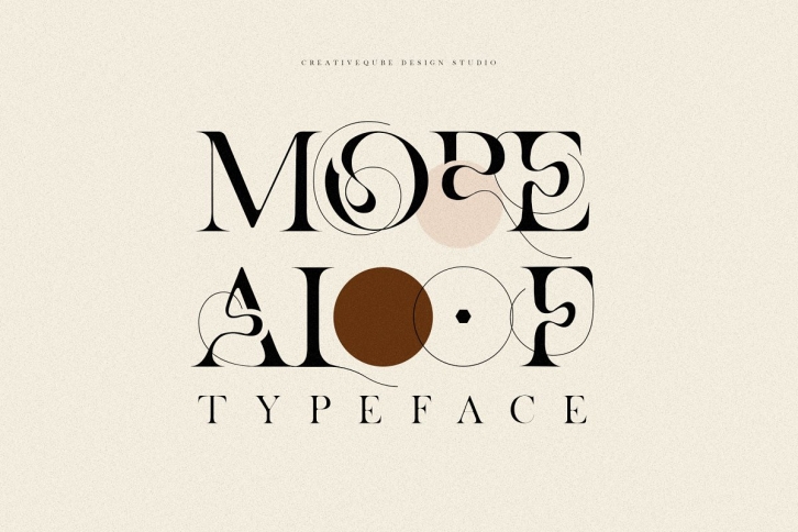 More Aloof Typeface Font Download