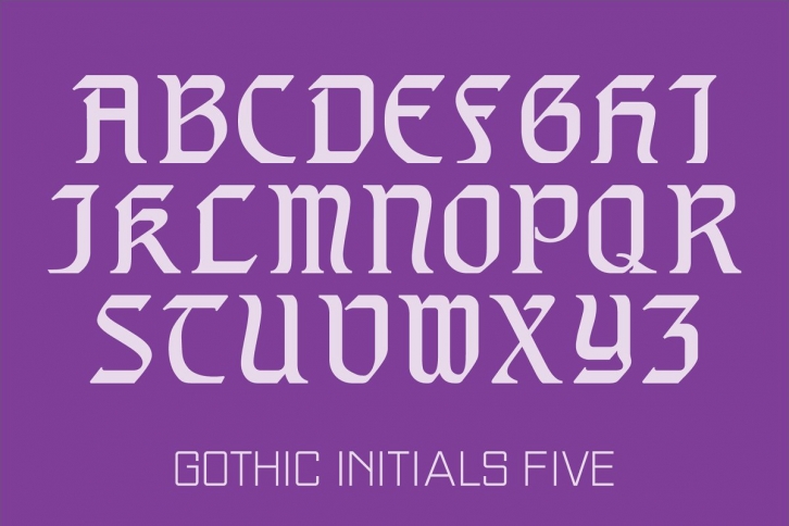 Gothic Initials Five Font Download