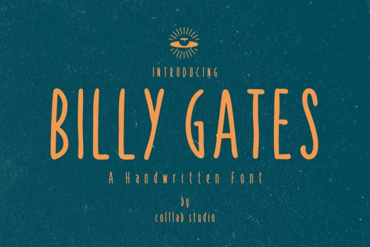 Billy Gates - A Simply Handwritten Font Font Download