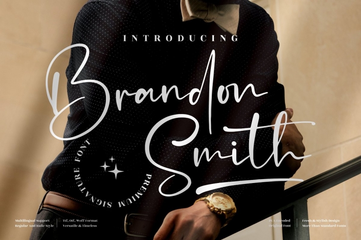 Brandon Smith Stylish Signature Font Download