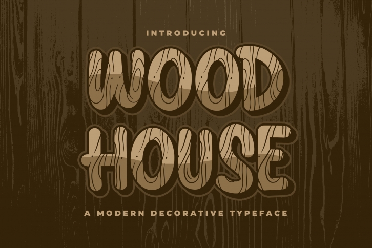 Wood House Font Download