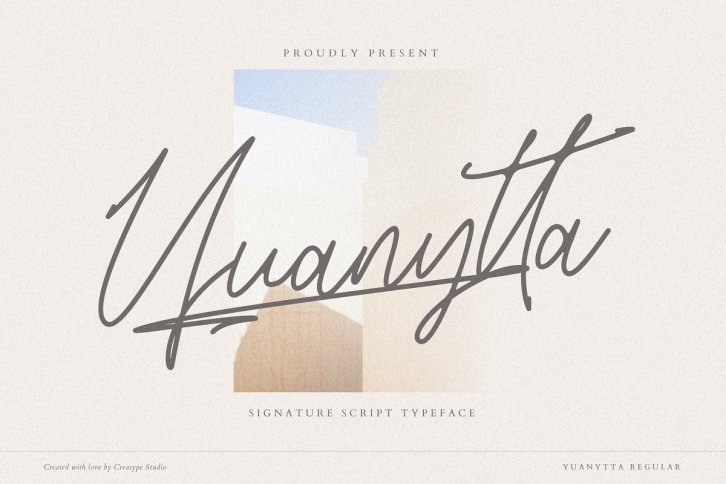 Yuanytta Signature Business Font Download