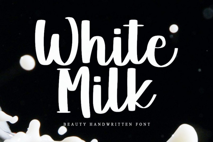 White Milk Font Download