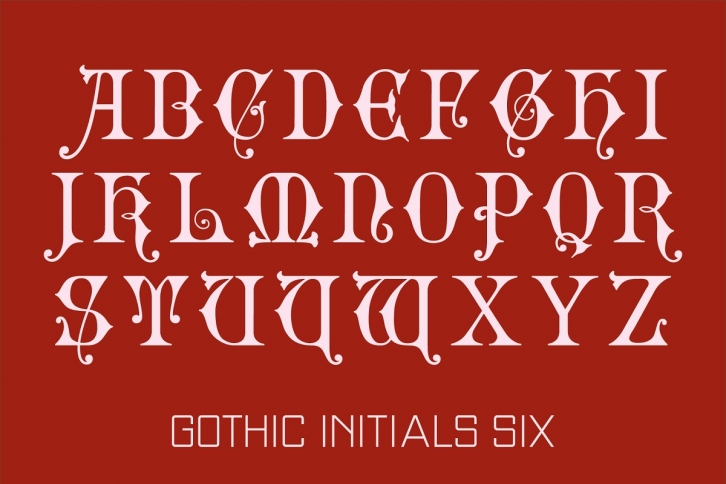 Gothic Initials Six Font Download