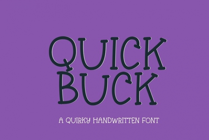 Web Quick Buck Font Download