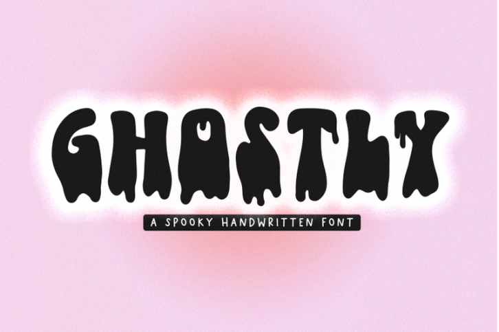 Ghostly - Dripping Halloween Font Font Download