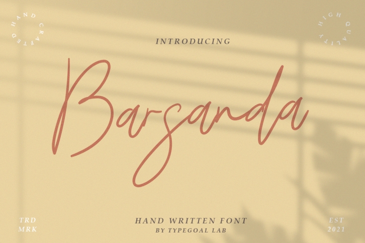 Barsanda Script Font Download