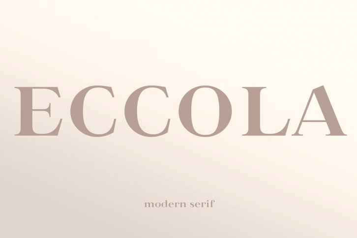 Eccola Font Download