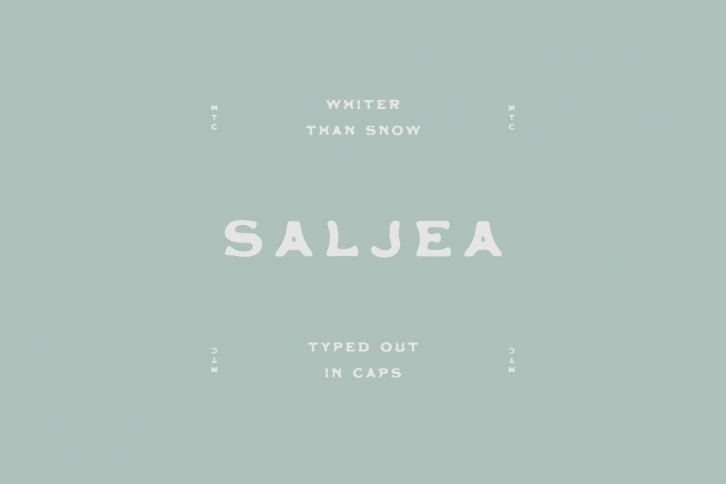 Saljea Typeface Font Download