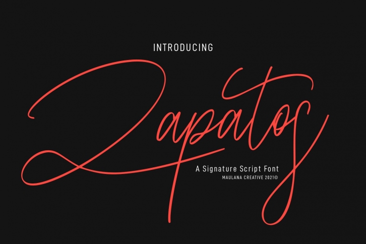 Zapatos Font Download