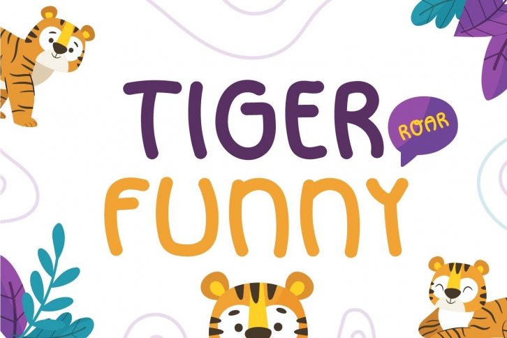 Tiger Funny Font Download