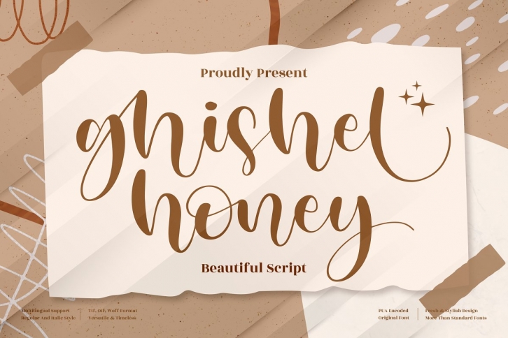 Ghisel Honey Beautiful Script Font Download