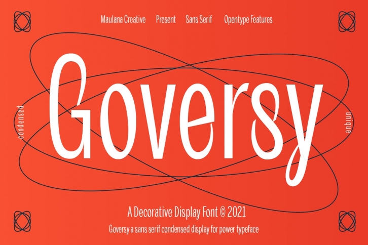 Goversy Condensed Display Font Download