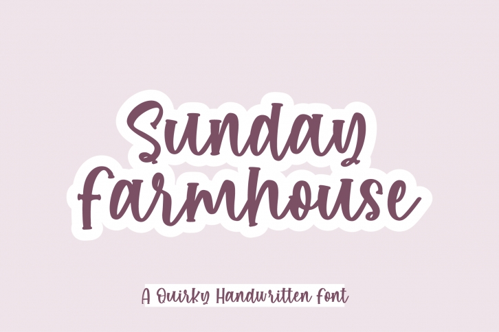 Sunday Farmhouse Font Download