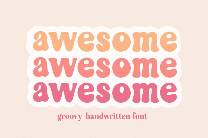 Awesome Groovy for Crafters Font Download