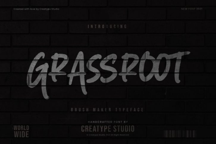 Grassroot Brush Maker Font Download