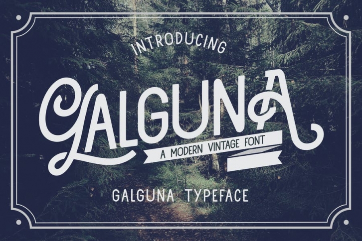 Galguna - Vintage Script Font Font Download