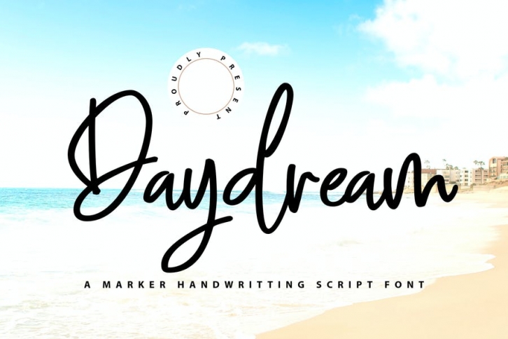 Daydreams | Marker Handwriting Script Font Font Download