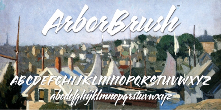 Arbor Brush Font Download