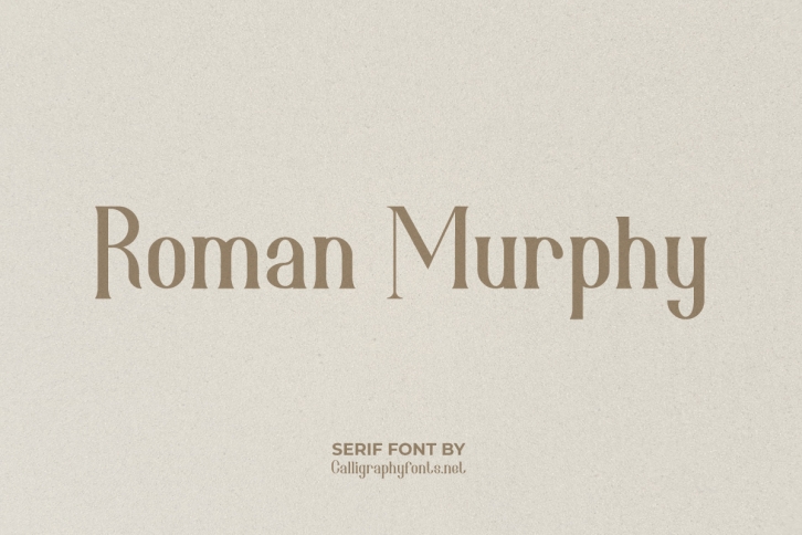 Roman Murphy Font Download