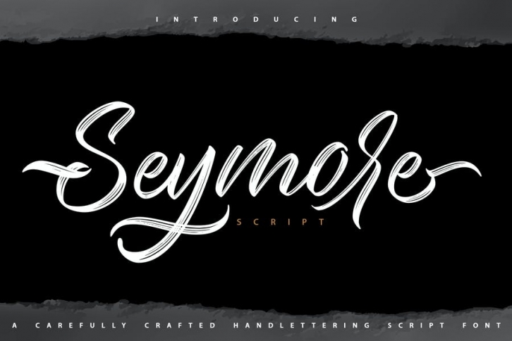Seymore â€“ Brush Script Font Font Download