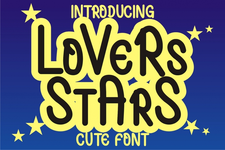 Lovers Stars Font Download