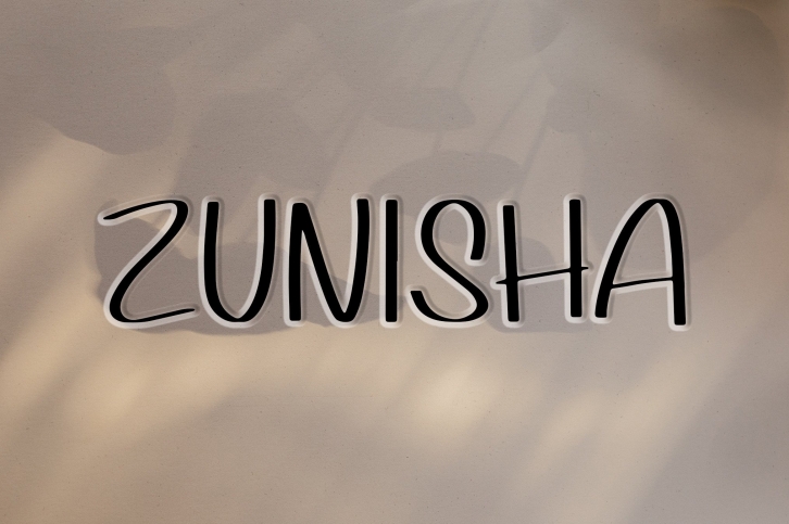Zunisha Font Download