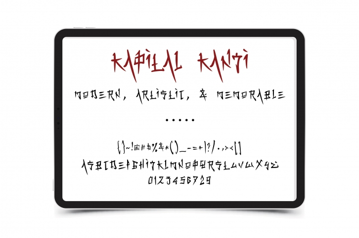 Kapital Kanji Font Download